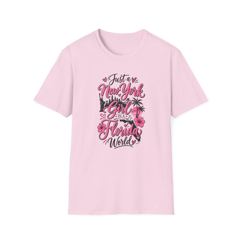 NY Girl in a FL World T-Shirt