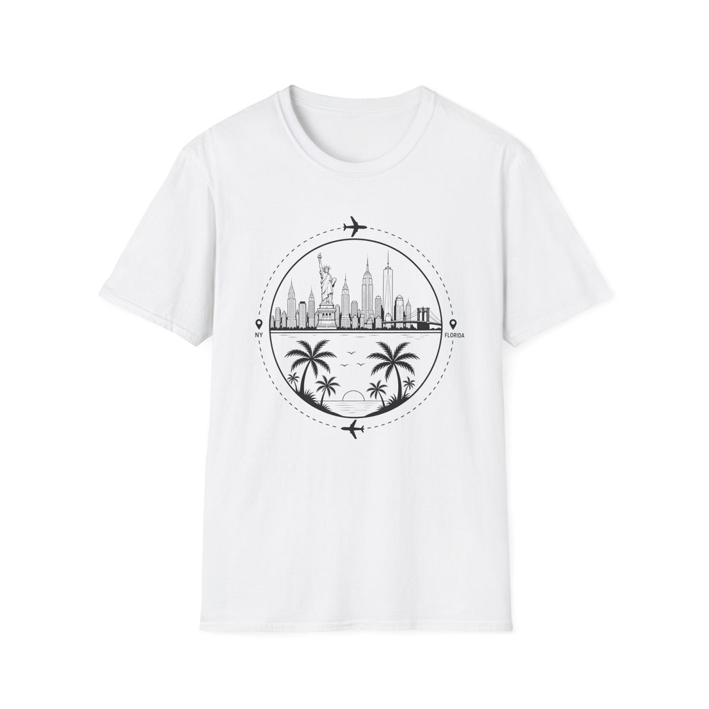 NY to FL Sphere T-Shirt