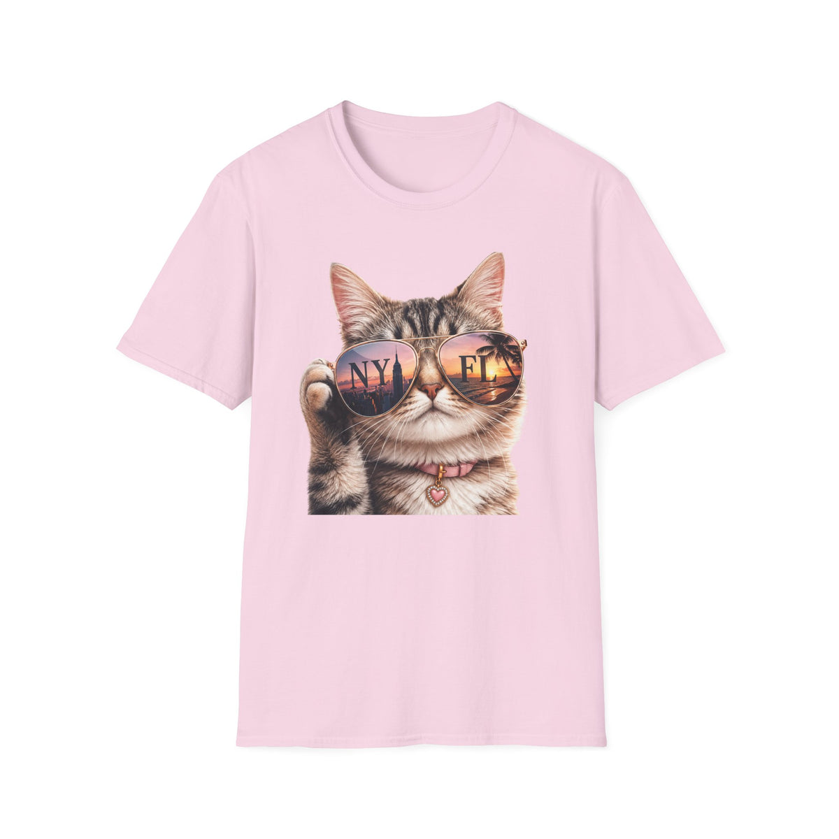 Cool Cat Transplant NY to FL T-Shirt