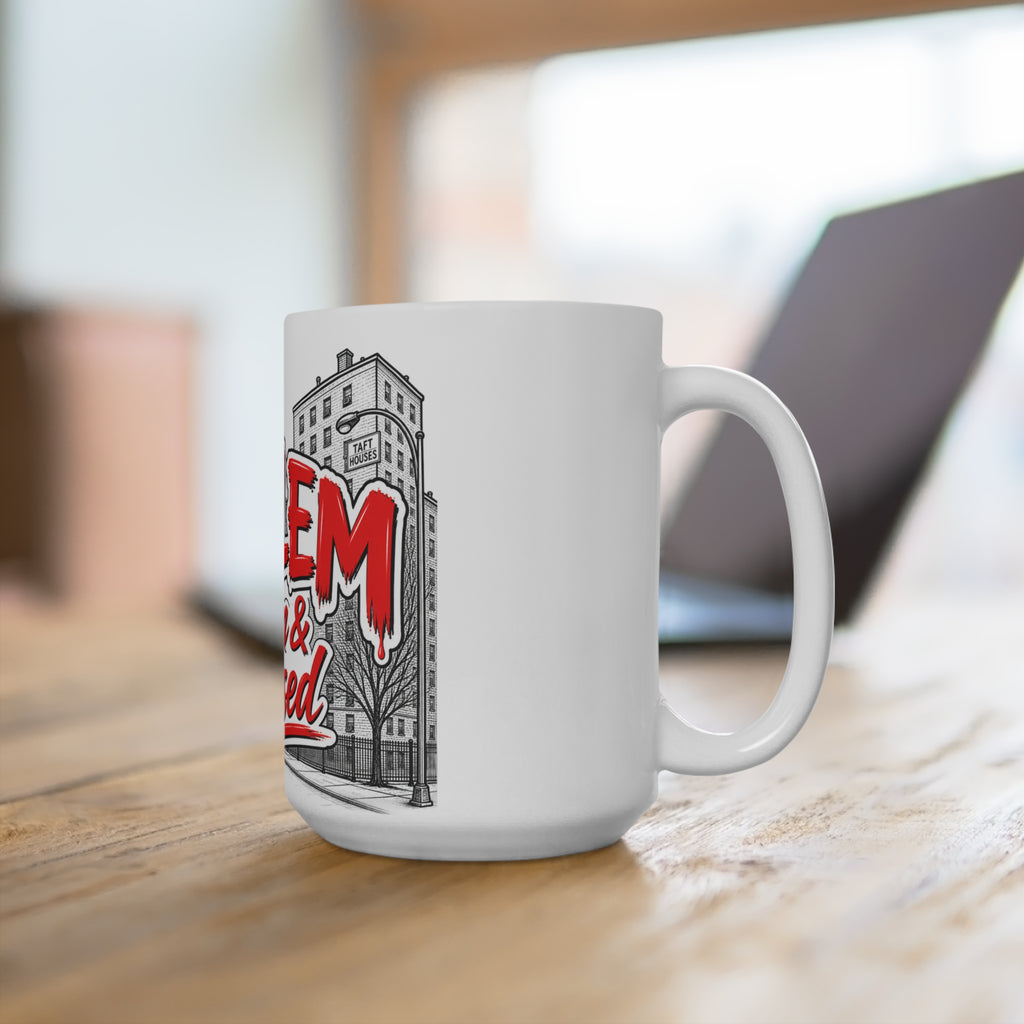 Harlem Born & Raised Mug | City Skyline Illustration