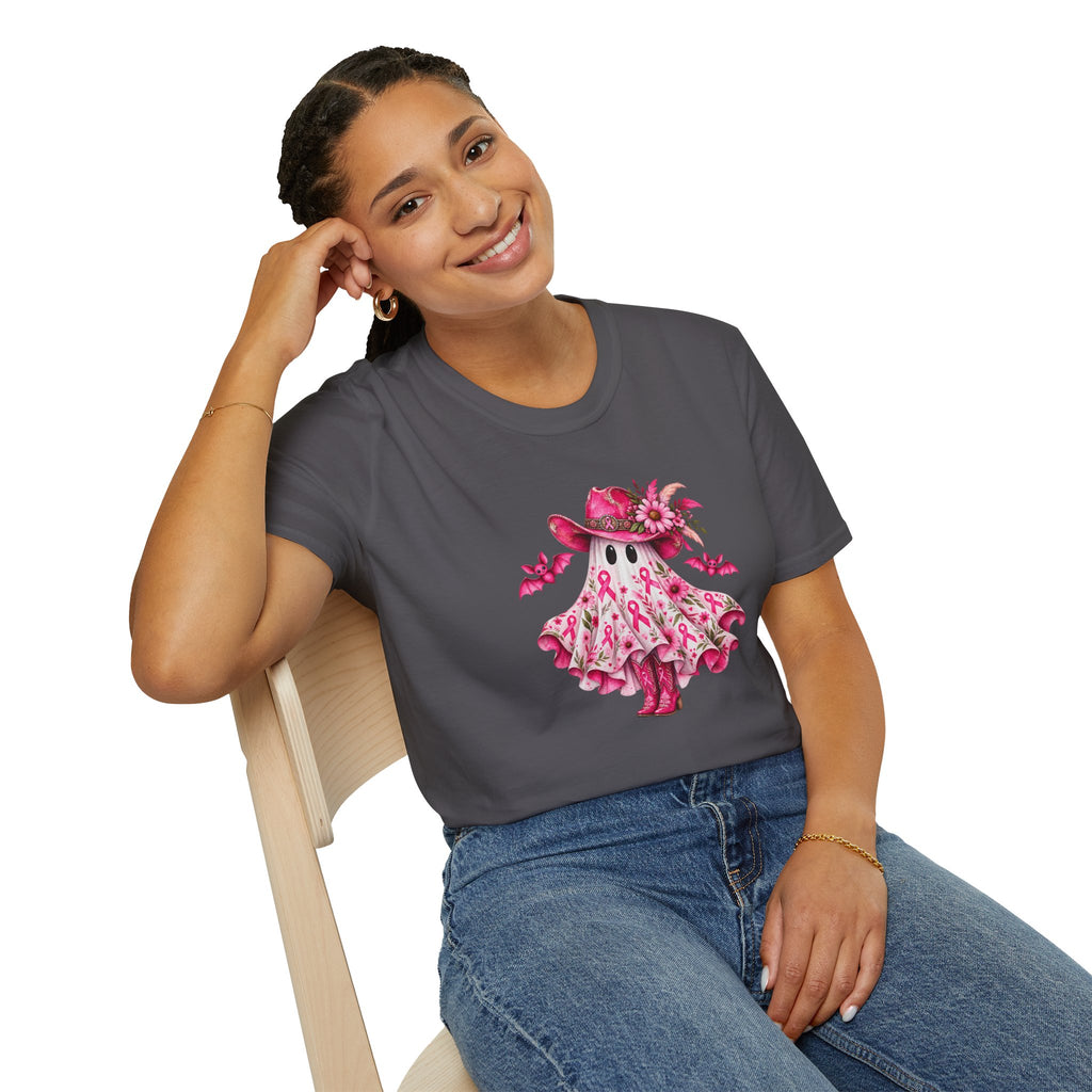 Breast Cancer Cowgirl Ghost T-Shirt
