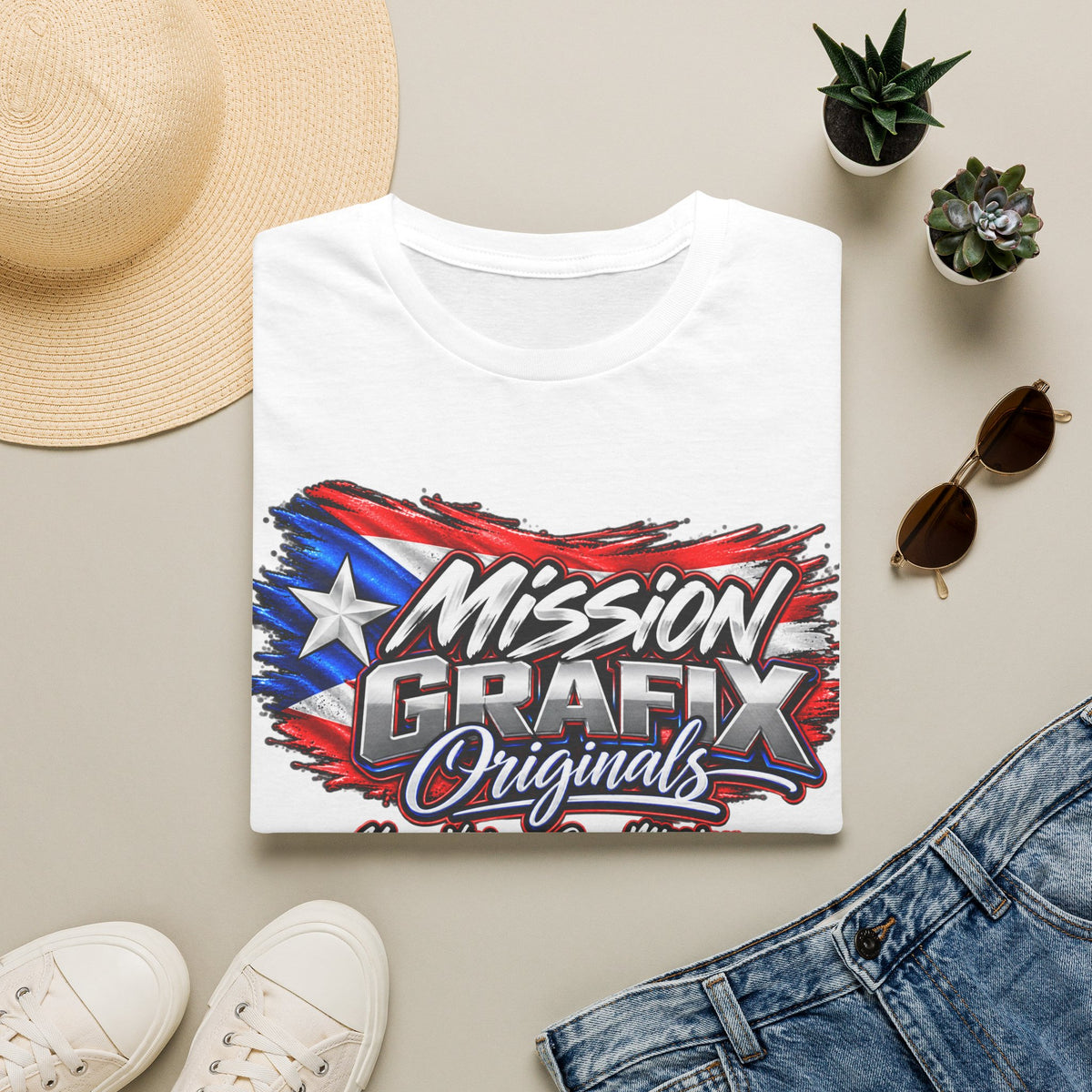 Mission Grafix Puerto Rican Flag T-Shirt