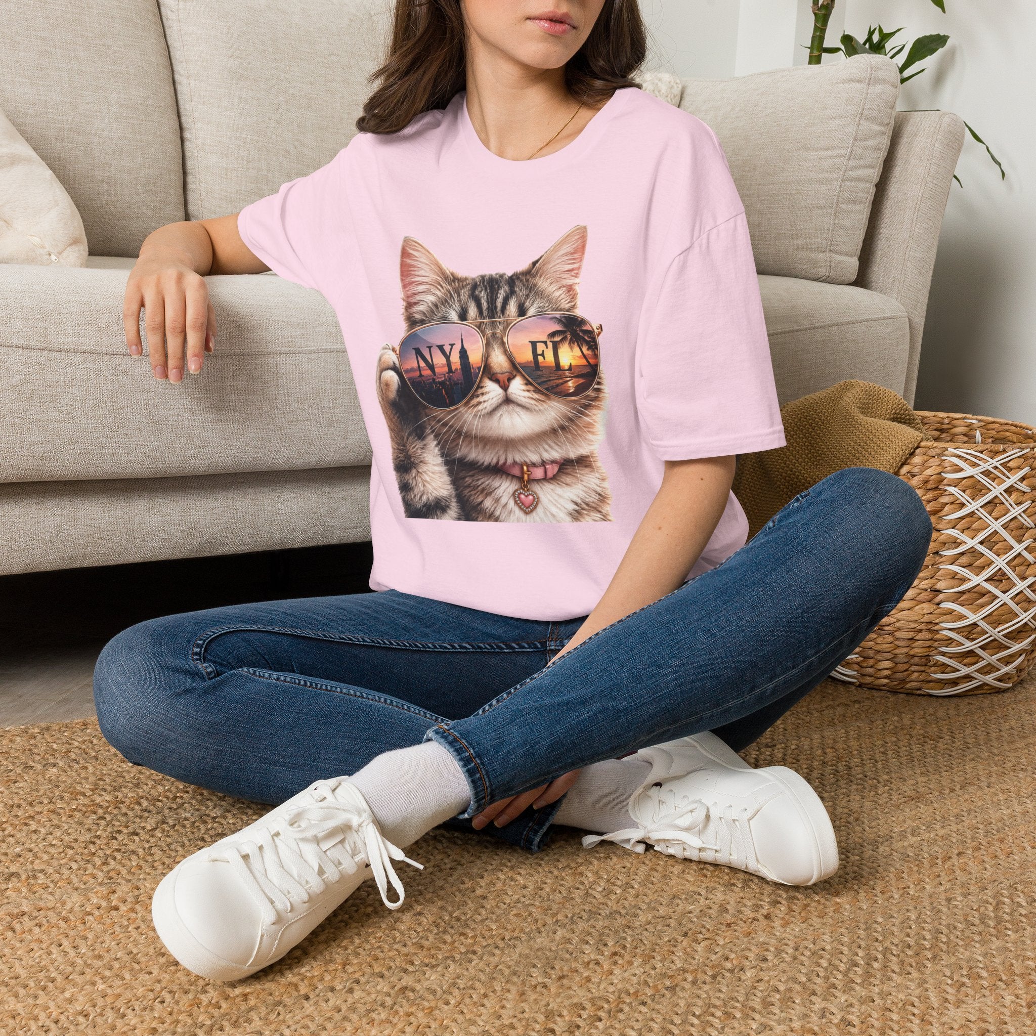 Cool Cat Transplant NY to FL T-Shirt