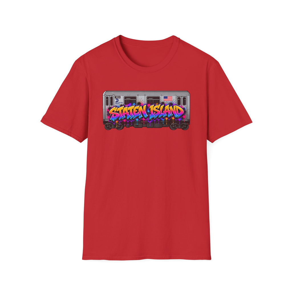 Staten Island Graffiti Subway Car T-Shirt