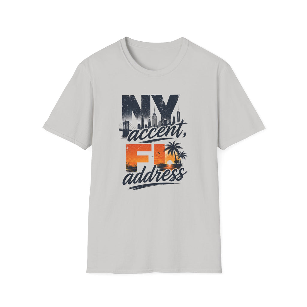 NY Accent FL Address T-Shirt