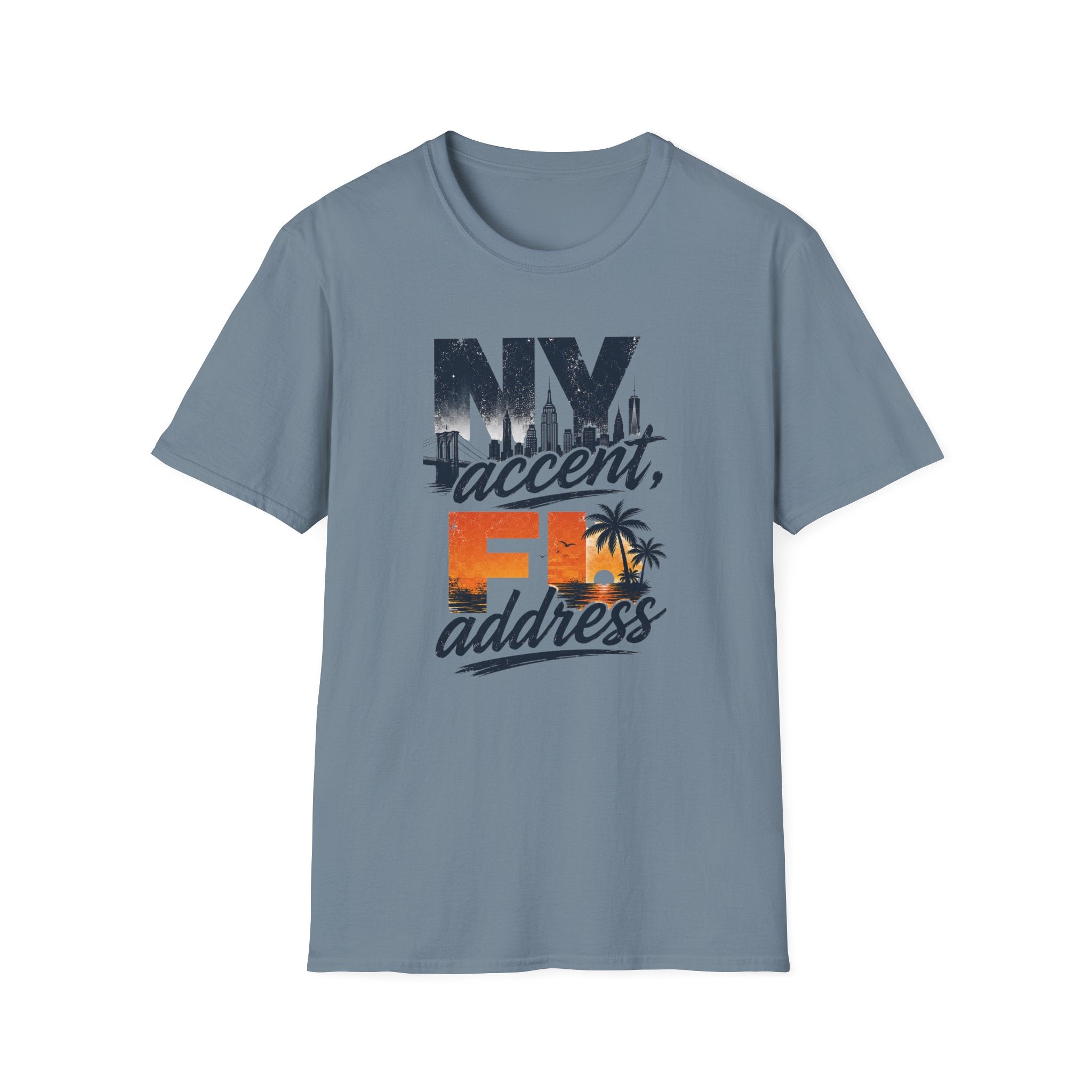 NY Accent FL Address T-Shirt