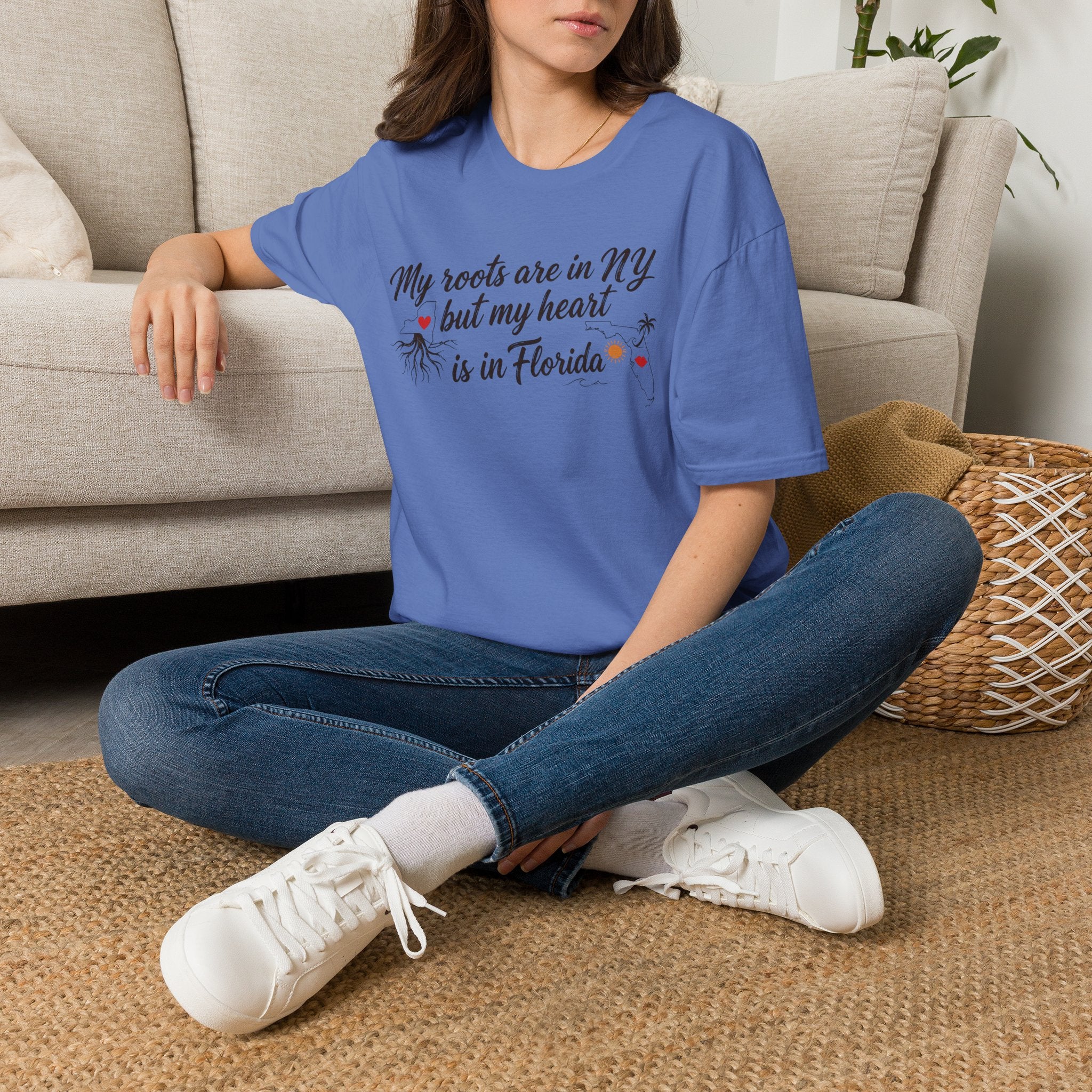 My Roots are in NY and heart is in FL III T-Shirt