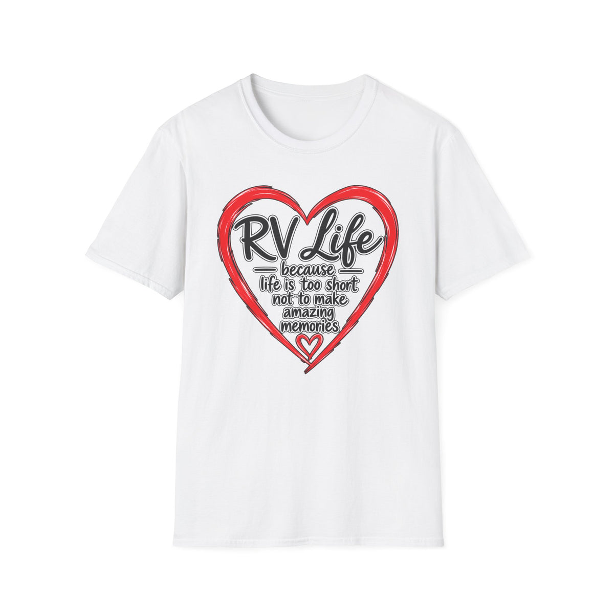 RV Life Heart Graphic T-Shirt