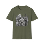 Funny Cat & Reindeer Selfie T-Shirt