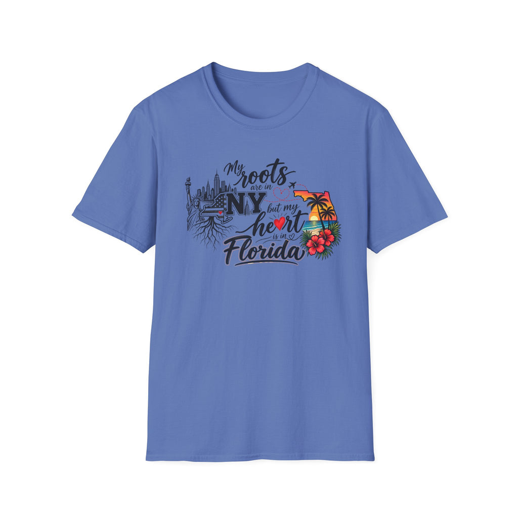 My Roots are in NY and My Heart is in FL II T-Shirt