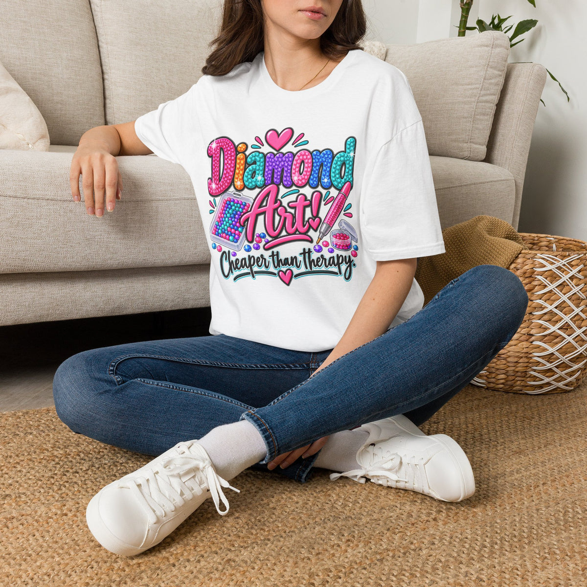 Diamond Art Cheaper than Therapy T-Shirt