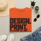 Design. Print. Wear. Graphic Tee — Bold Typography T-Shirt