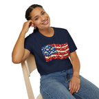 Pumpkin Patch American Flag T-Shirt