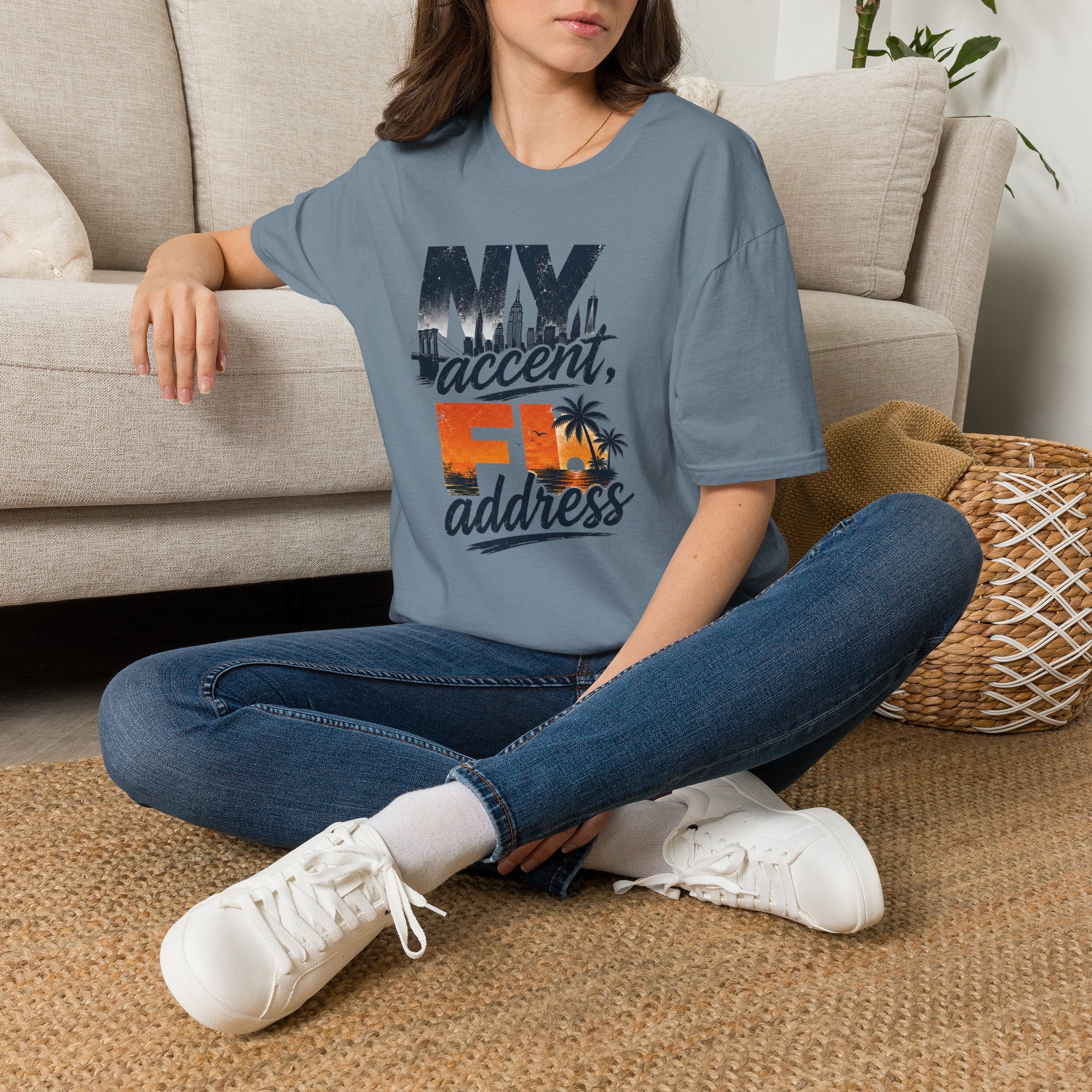 NY Accent FL Address T-Shirt