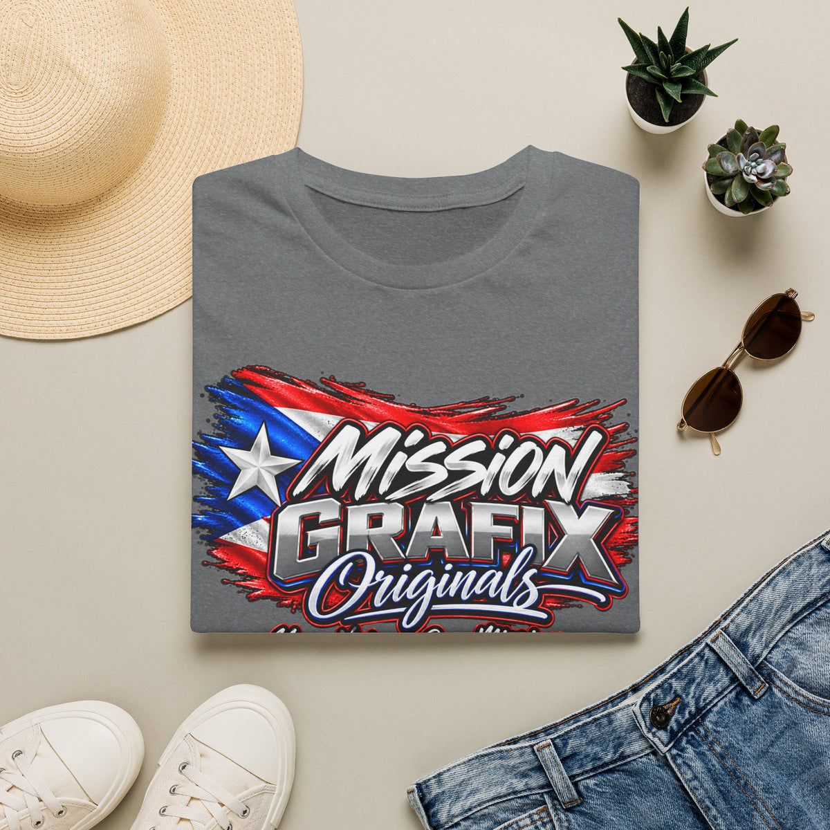 Mission Grafix Puerto Rican Flag T-Shirt