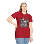 Funny Cat & Reindeer Selfie T-Shirt