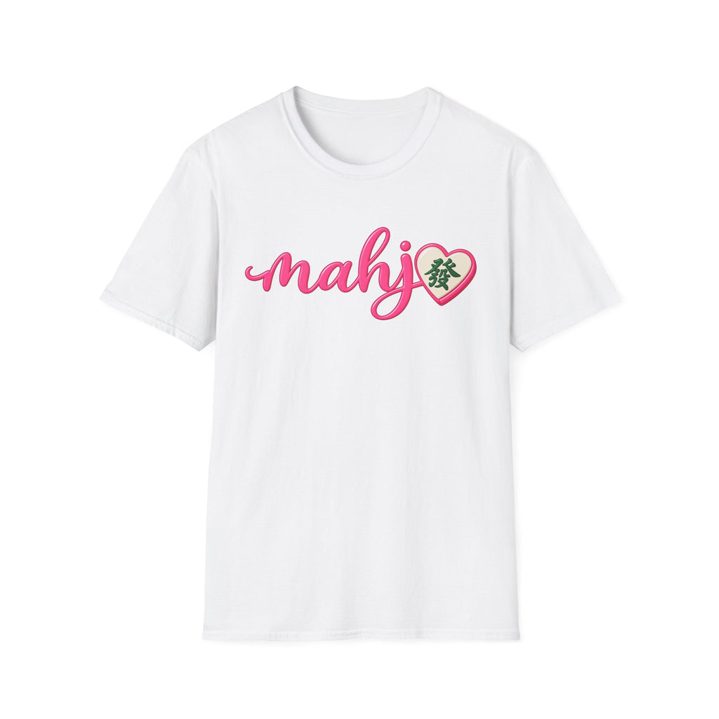 Mahj Pink Script T-Shirt