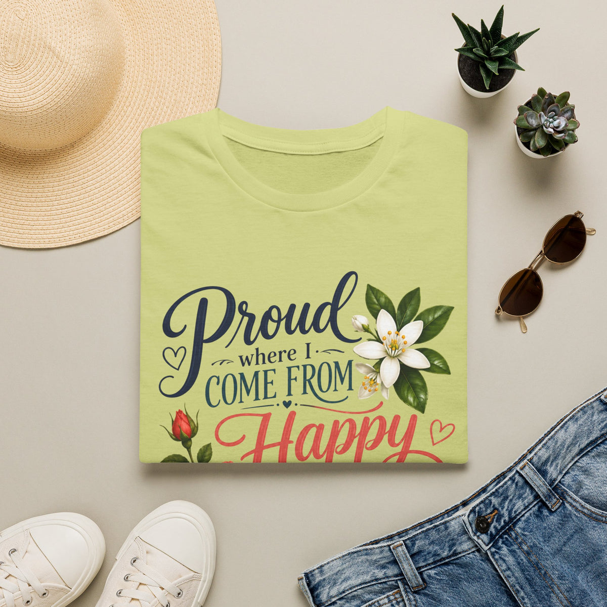 Proud Where I Come From Happy Where I'm Planted T-Shirt