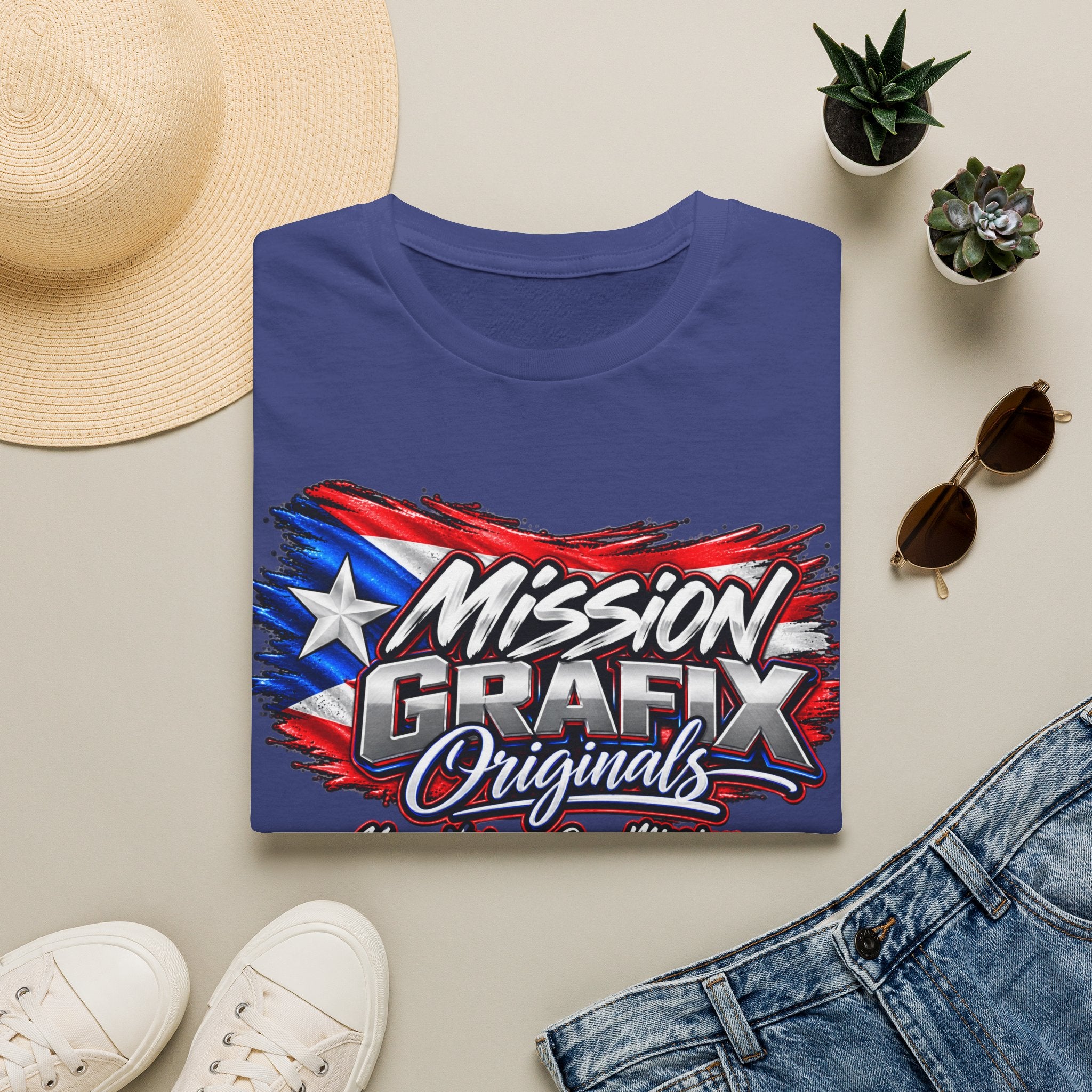 Mission Grafix Puerto Rican Flag T-Shirt
