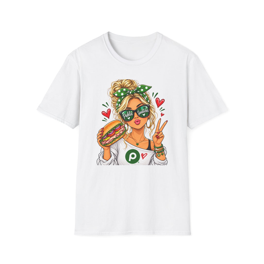 Publix Sandwiches Influencer Girl (Black Hair) T-Shirt
