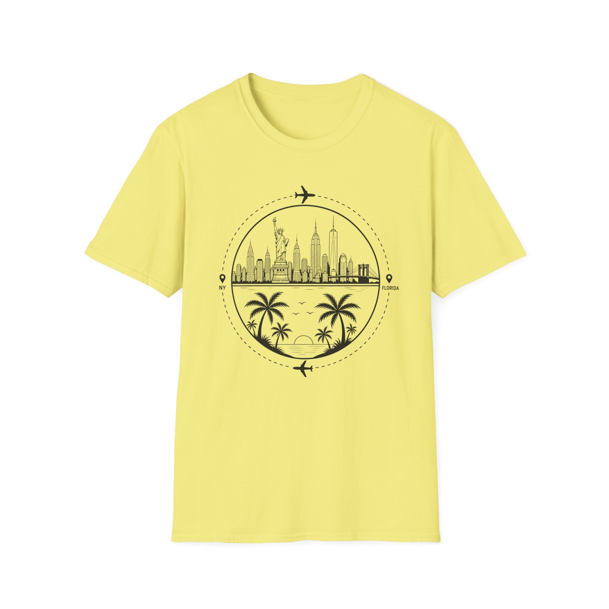 NY to FL Sphere T-Shirt