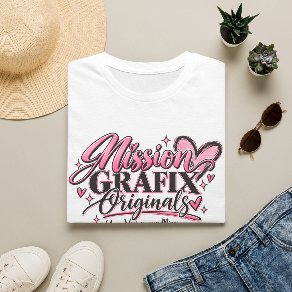 Mission Grafix Pink Heart T-Shirt