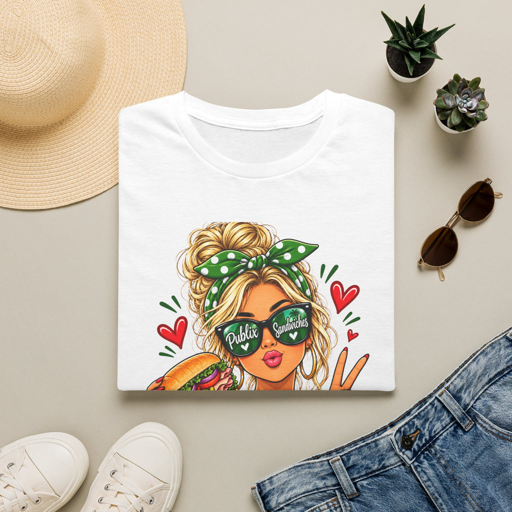 Publix Sandwiches Influencer Girl (Black Hair) T-Shirt