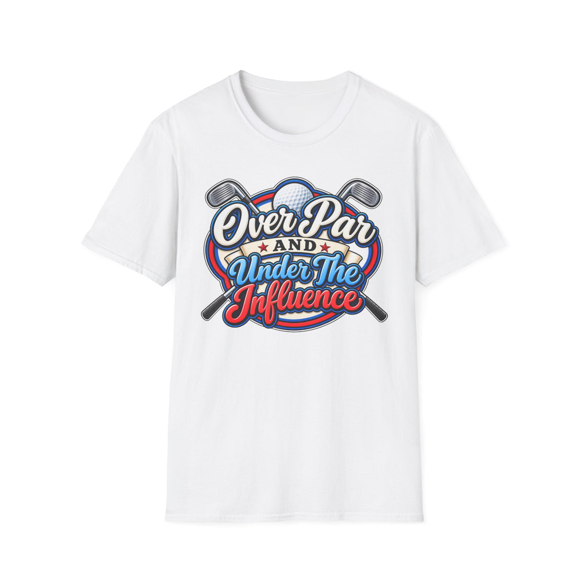 Over Par & Under Influence Color T-Shirt