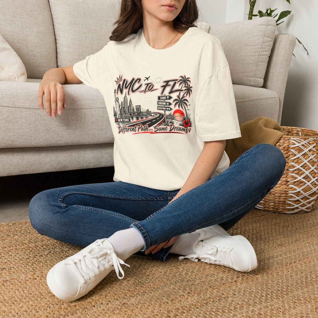 NY to FL Different Path Same Dreams T-Shirt