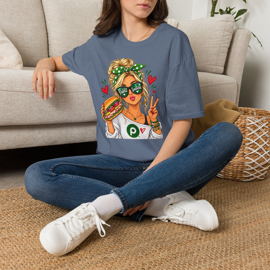 Publix Sandwiches Influencer Girl (Black Hair) T-Shirt