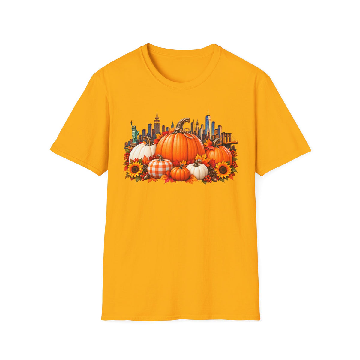 Pumpkin Harvest NYC Skyline II T-Shirt