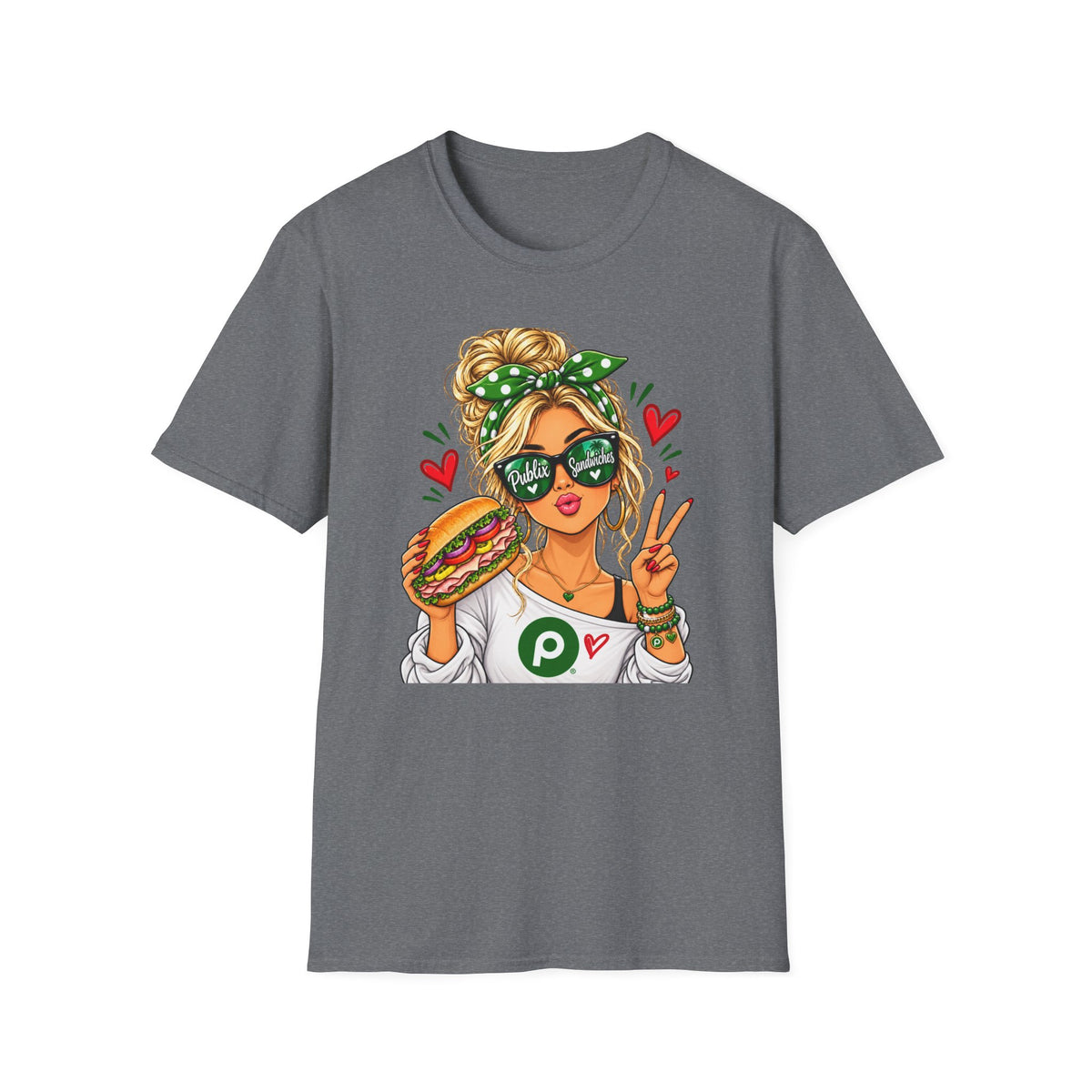 Publix Sandwiches Influencer Girl (Blonde) T-Shirt