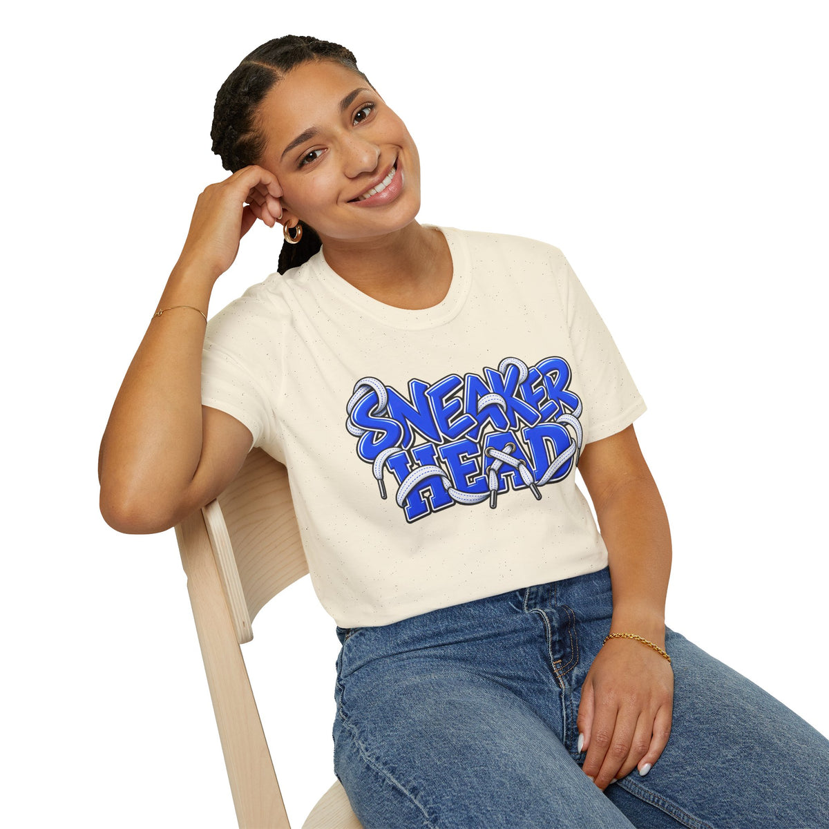 Sneaker Head - Blue - T-Shirt