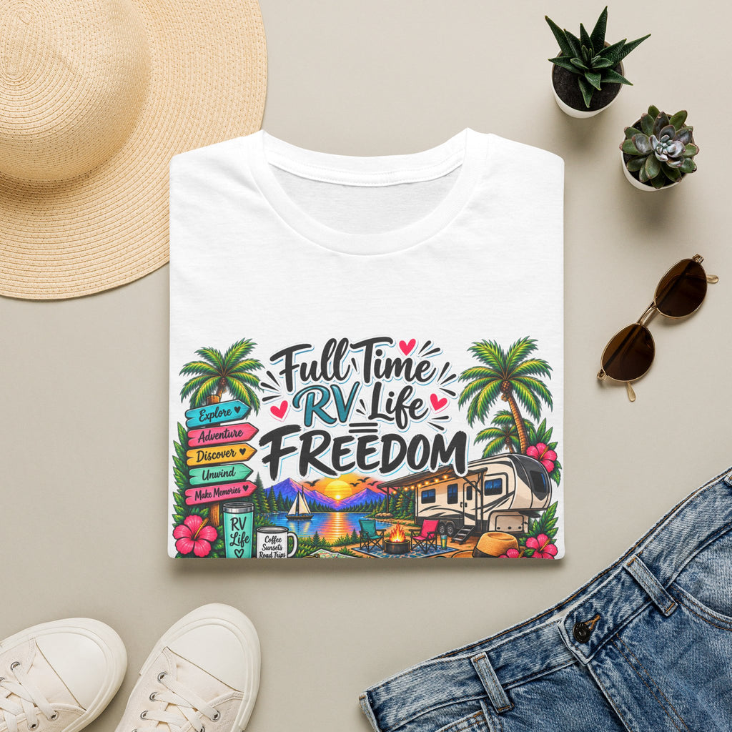 Full Time RV Life = Freedom T-Shirt