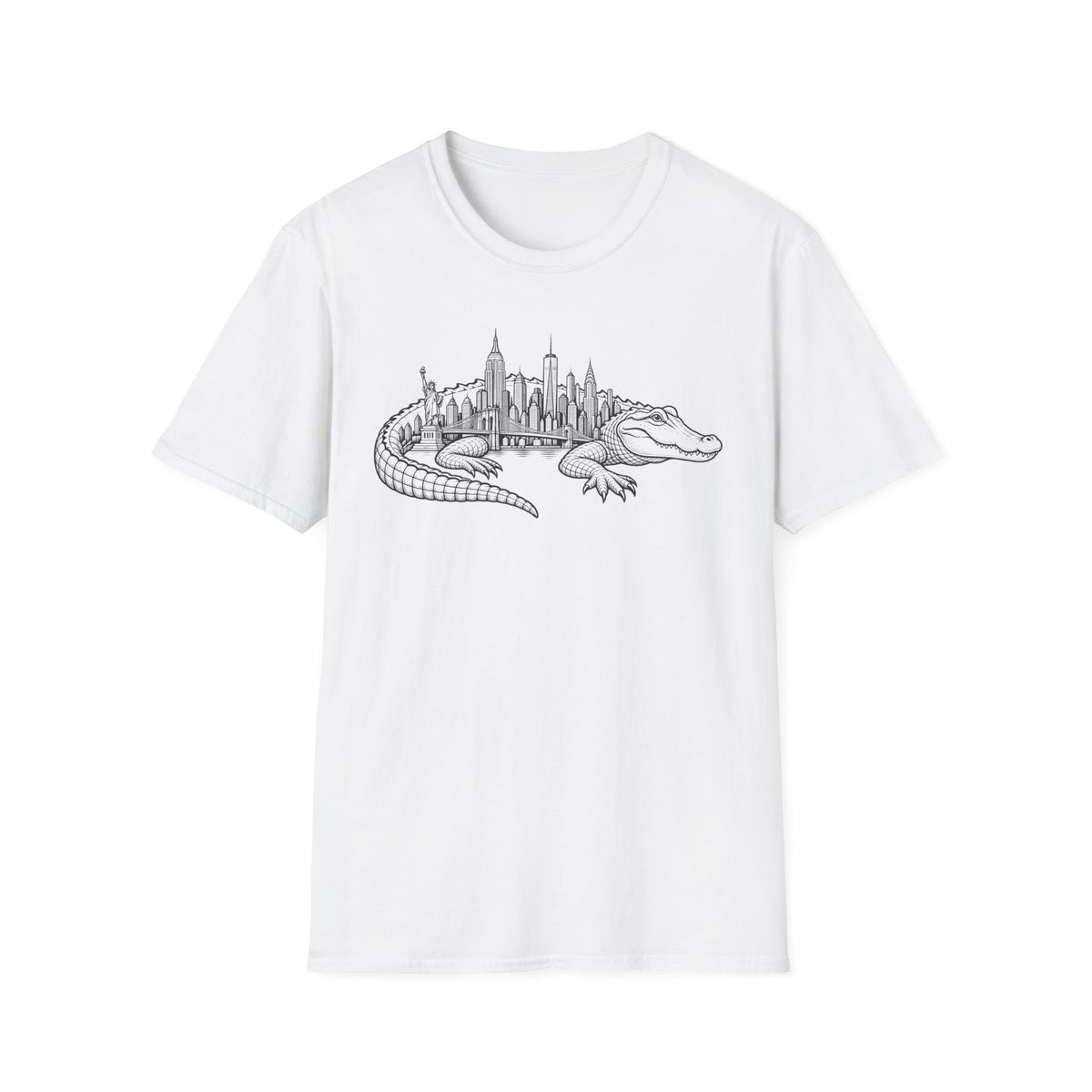 NYC Skyline Alligator T-Shirt