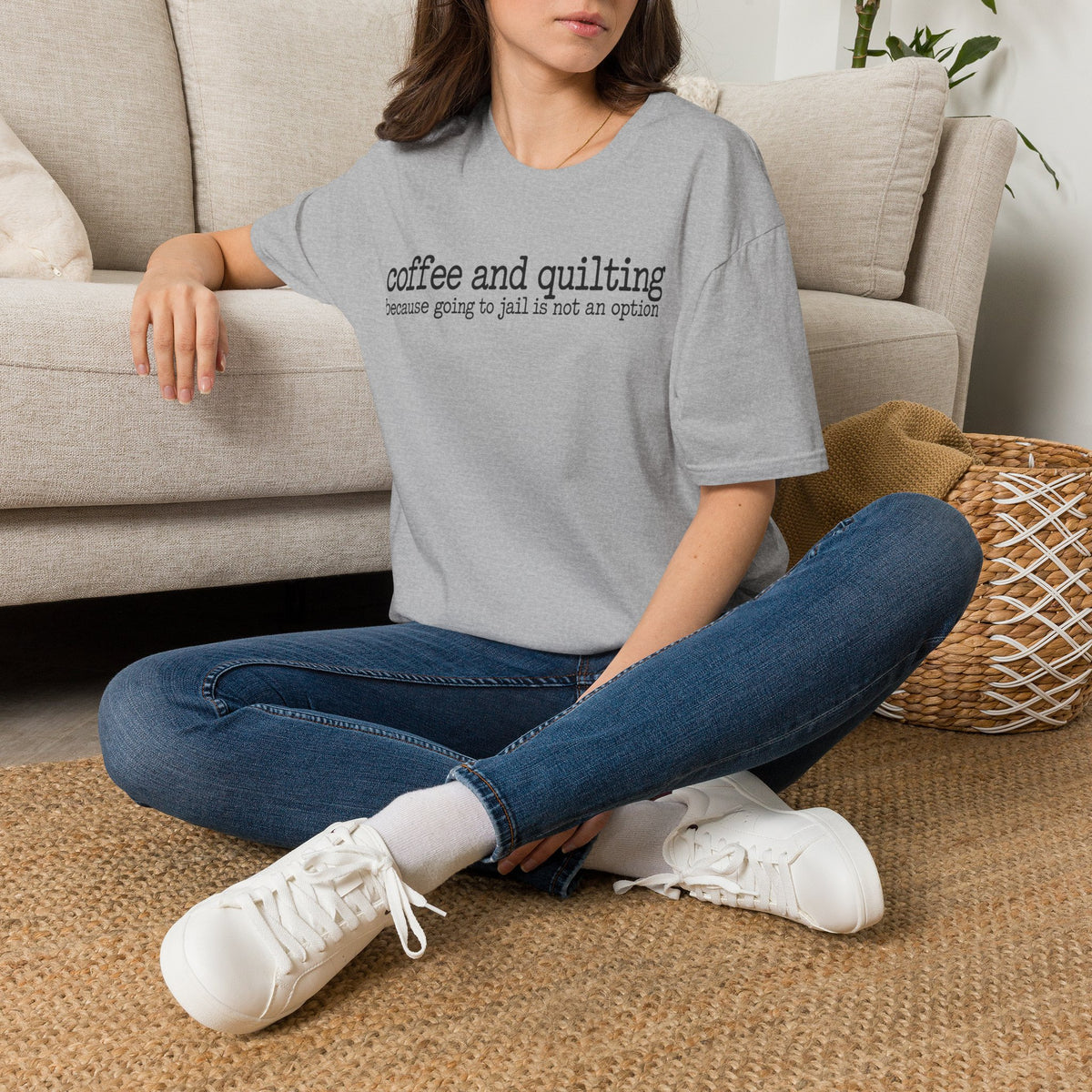 Coffee and Quilting MottoT-Shirt