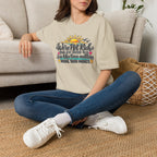 We’re Not Rich Sunrise quote T-Shirt