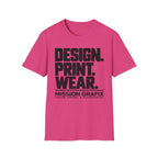 Design. Print. Wear. Graphic Tee — Bold Typography T-Shirt