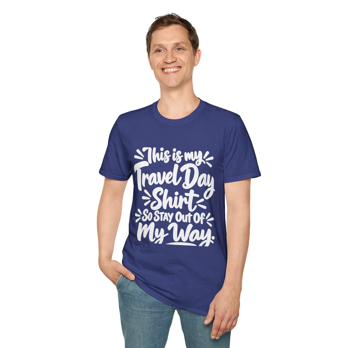 My Travel Day (White Text) T-Shirt
