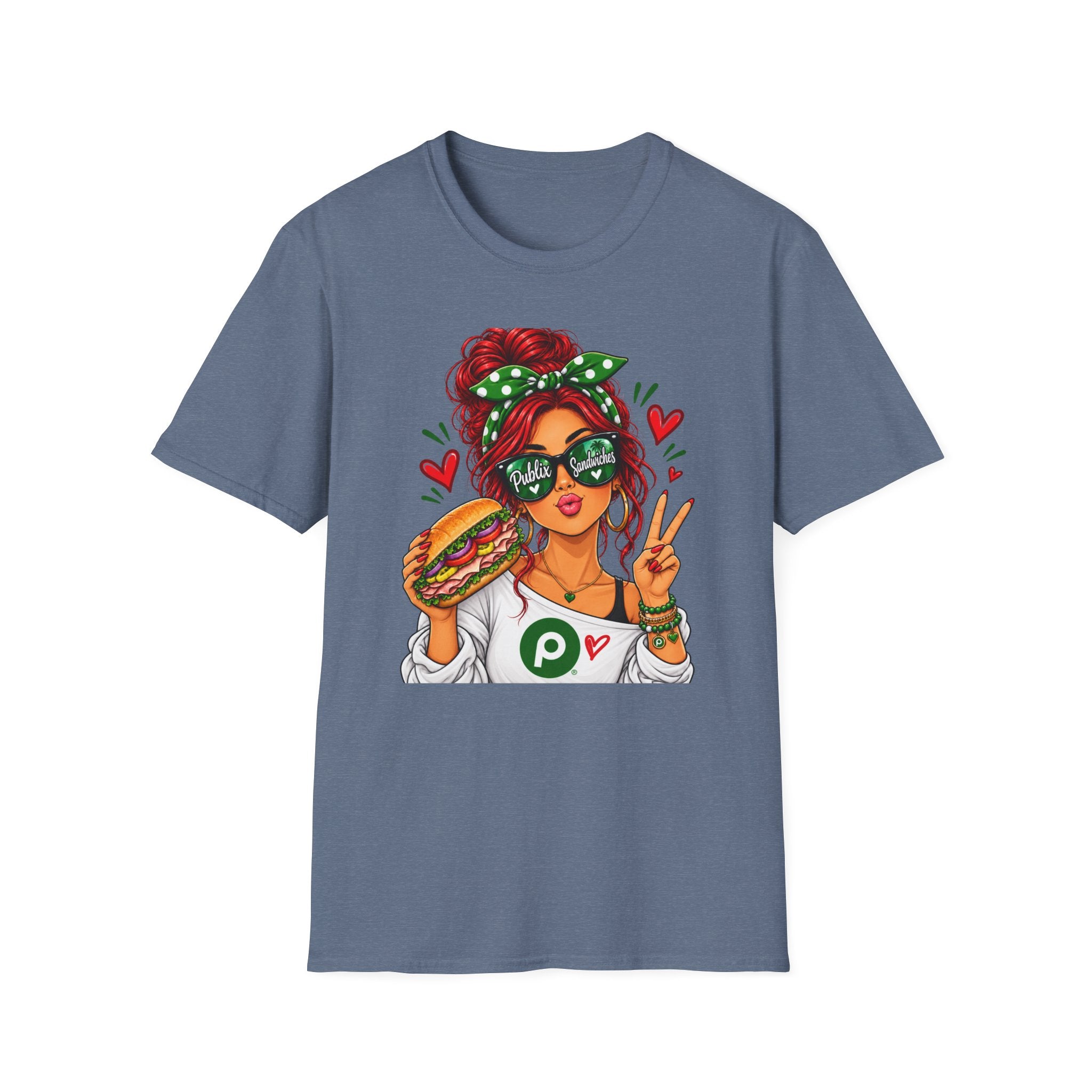 Publix Sandwiches Influencer Girl (Red Head) T-Shirt