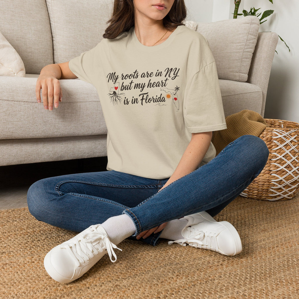 My Roots are in NY and heart is in FL III T-Shirt