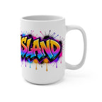 Staten Island graffiti art mug | Colorful street art 15oz