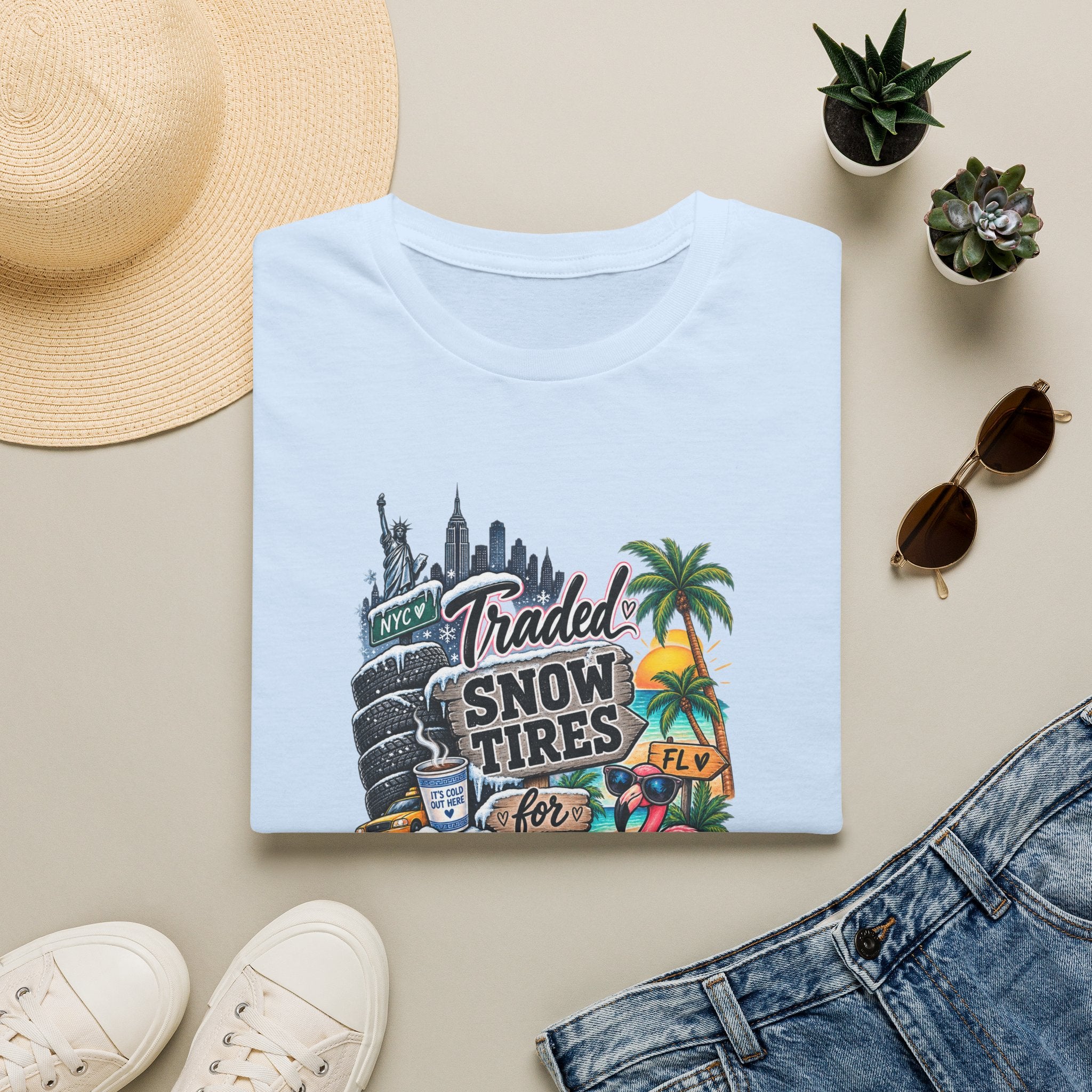 Traded Snow Tires for Sunscreen II T-Shirt