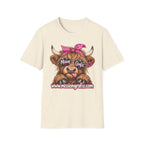 Mission Grafix Highland Cow Pink - T-Shirt