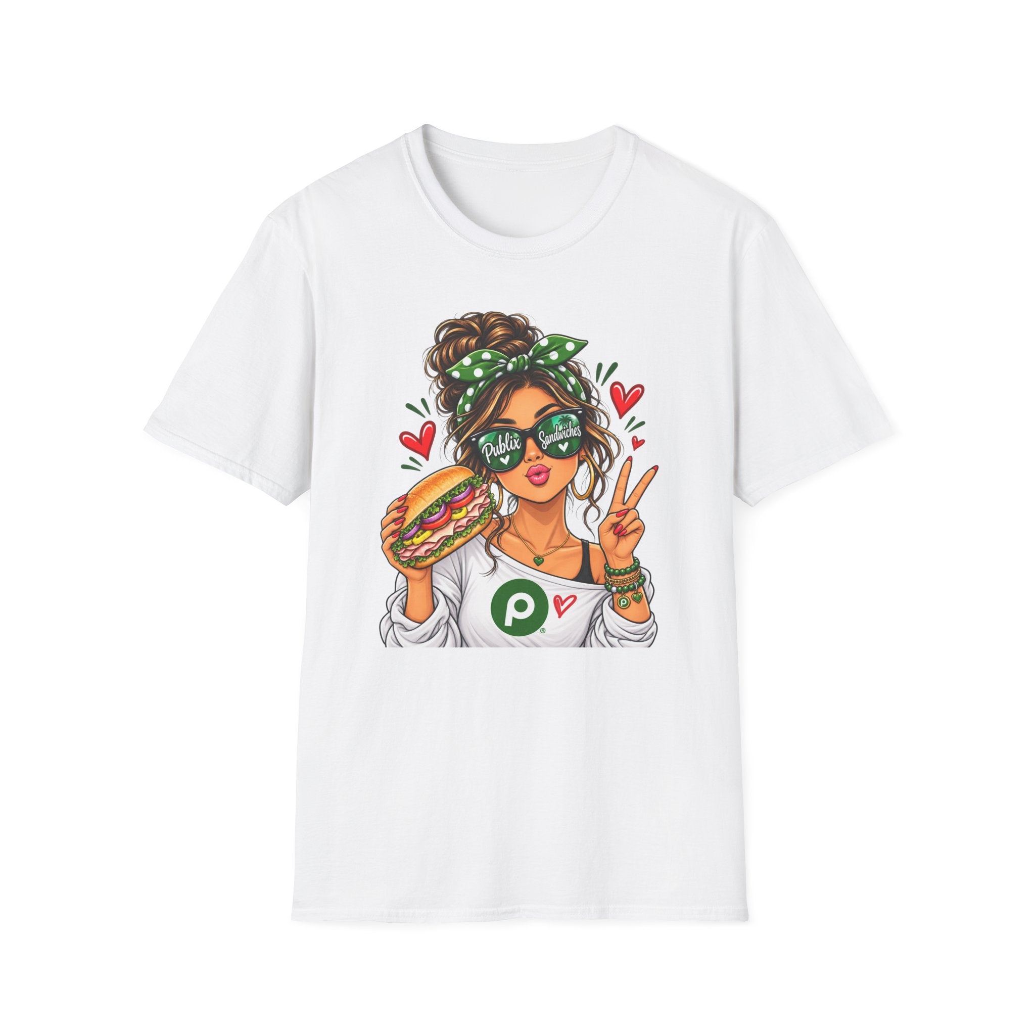 Publix Sandwiches Influencer Girl (Brunette) T-Shirt