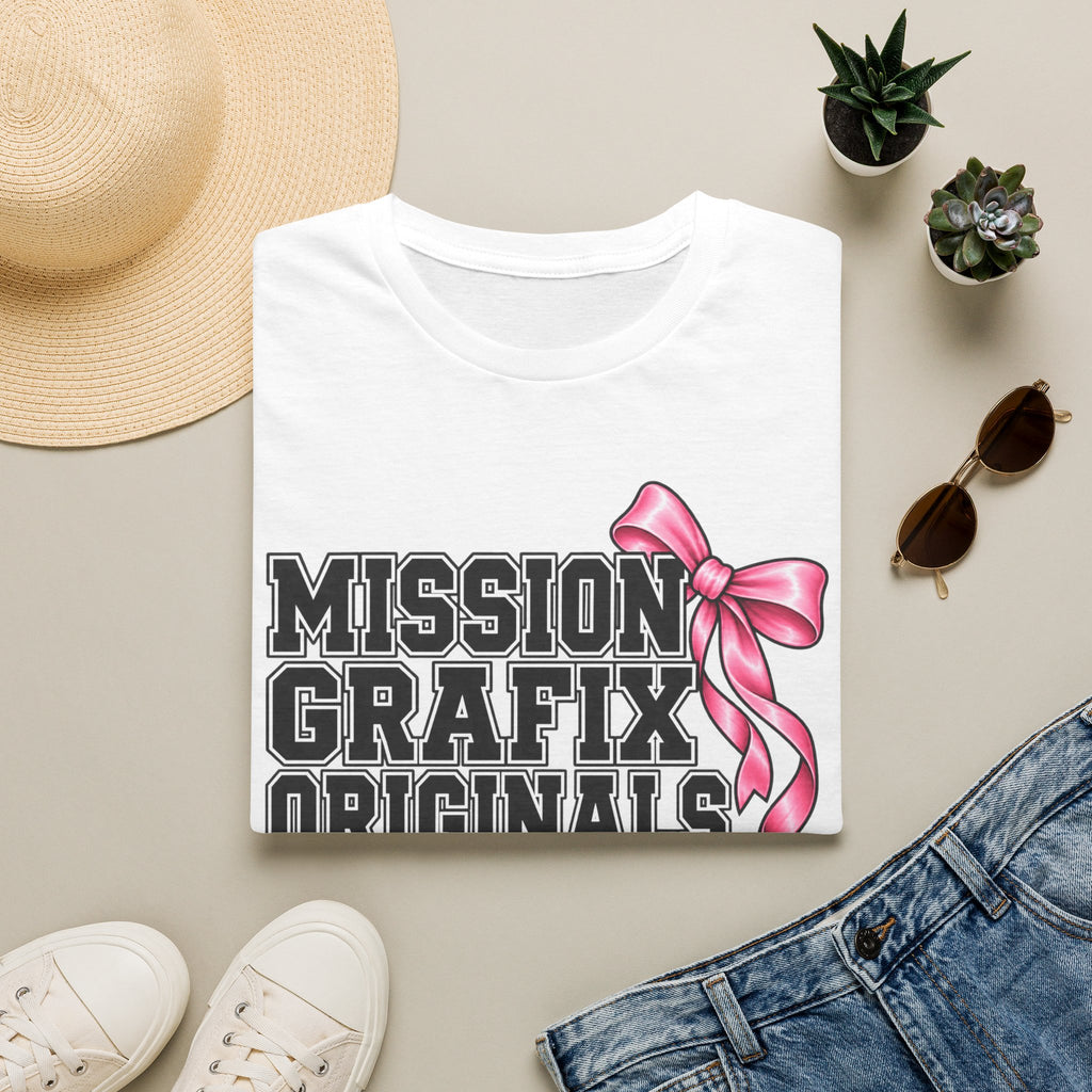 Mission Grafix Varisty Pink Bow II T-Shirt