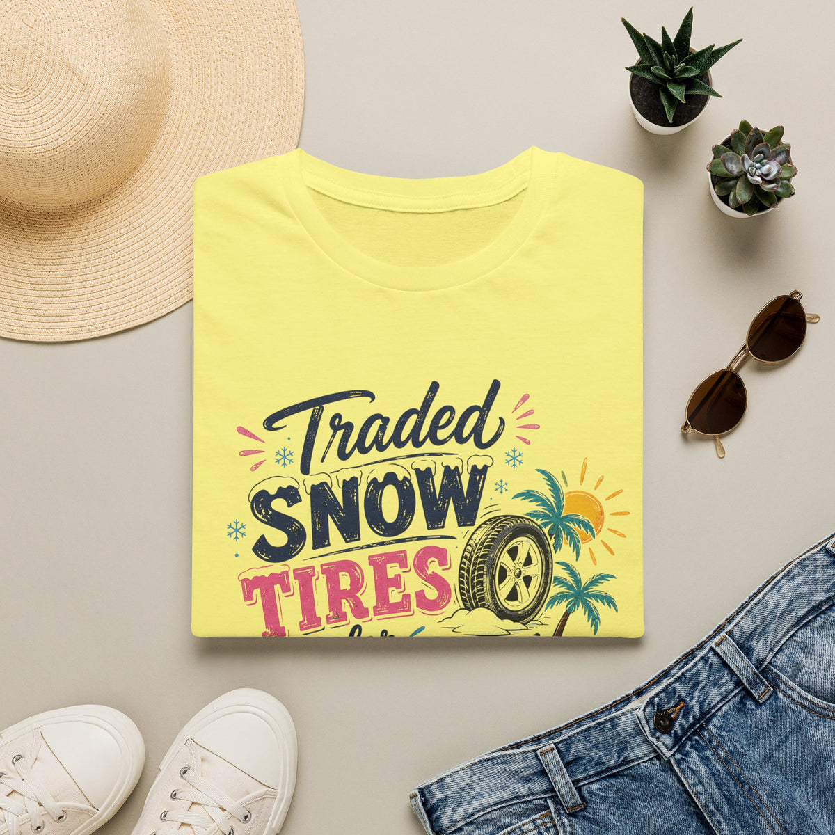 Traded Snow Tires for Sunscreen T-Shirt