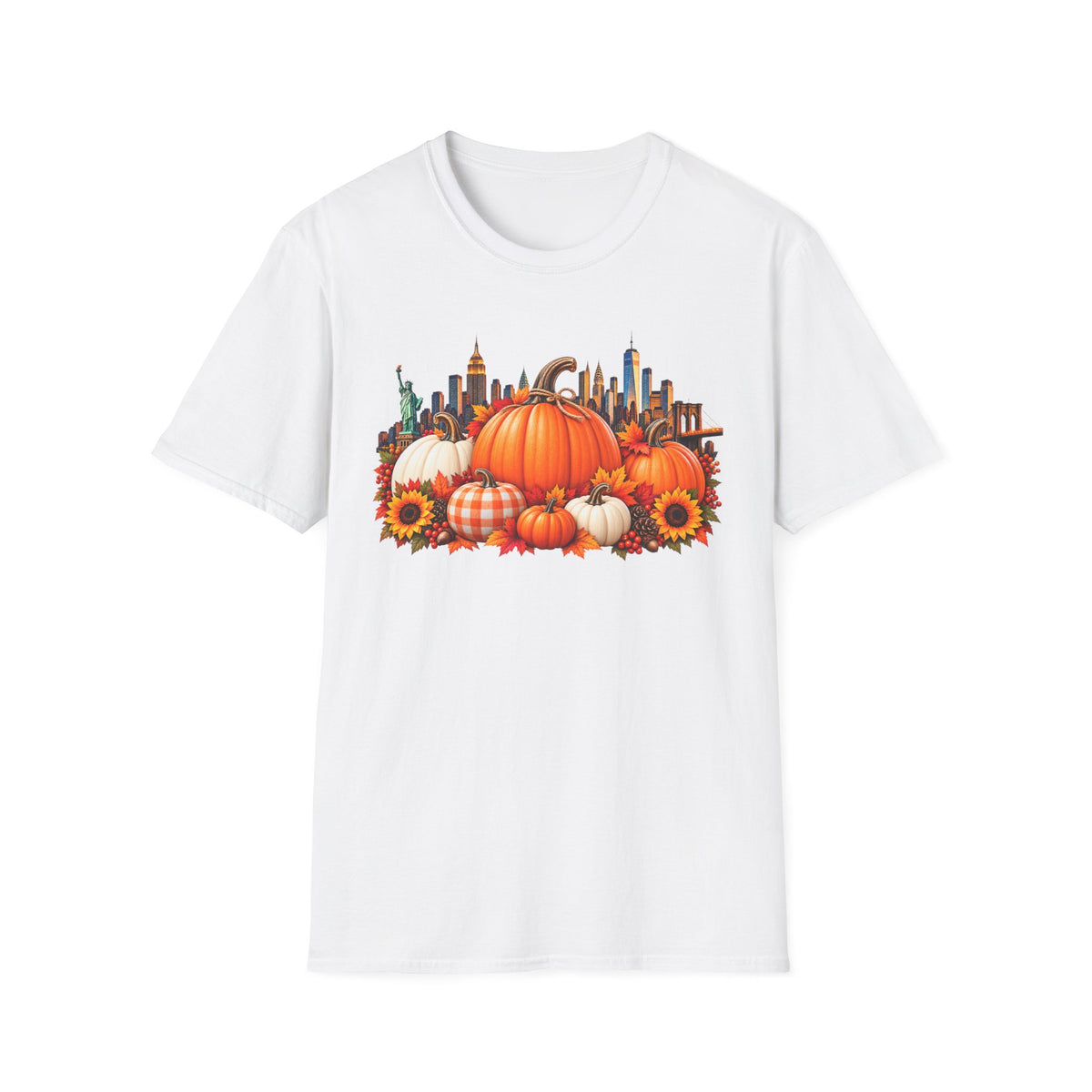 Pumpkin Harvest NYC Skyline II T-Shirt