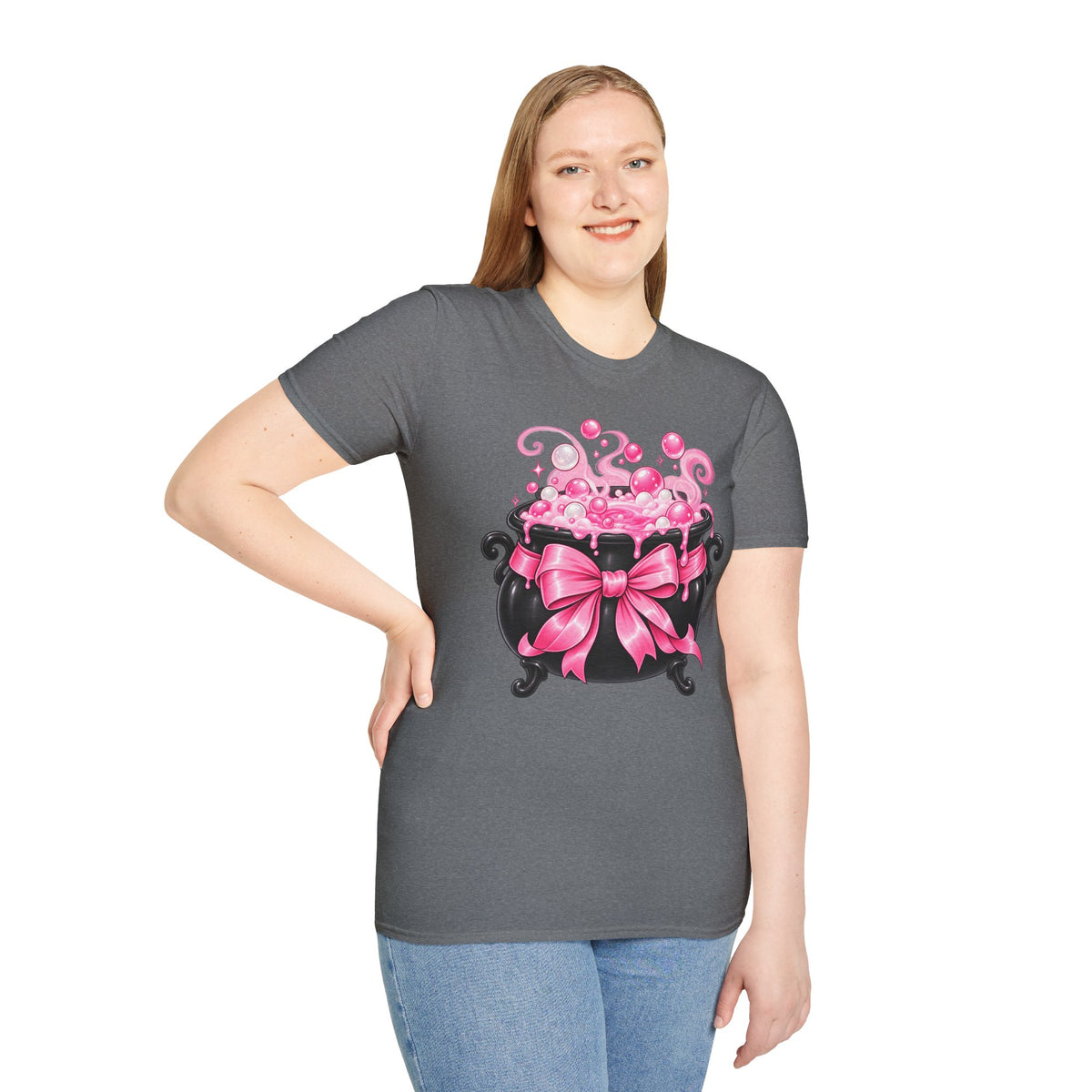 Pink Bow Witches Brew T-Shirt