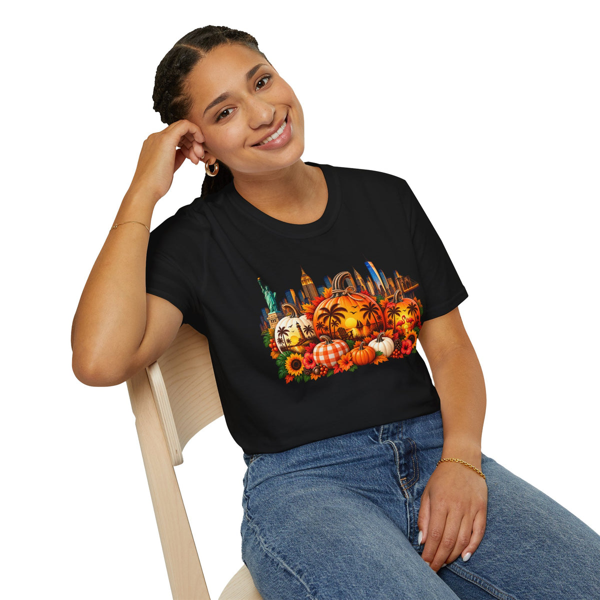 Pumpkin Harvest NY to FL T-Shirt